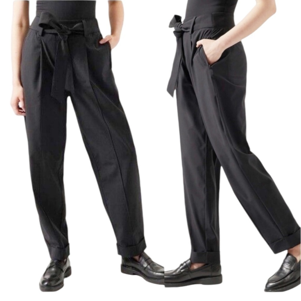 Athleta Cardiff Pant Black 10 Academia Preppy Corpcore Businesswear Workwear